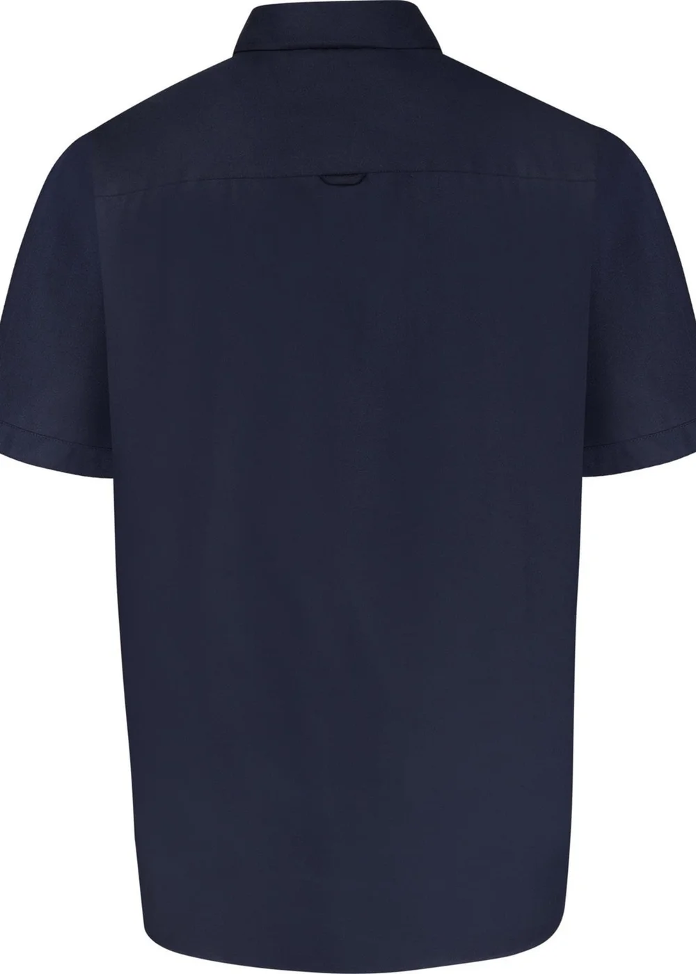 Duke Navy James Oxford Kingsize Short-Sleeved Shirt - 2XL Image 2