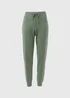 Khaki Tapered Jogging Bottoms - Small Image 4