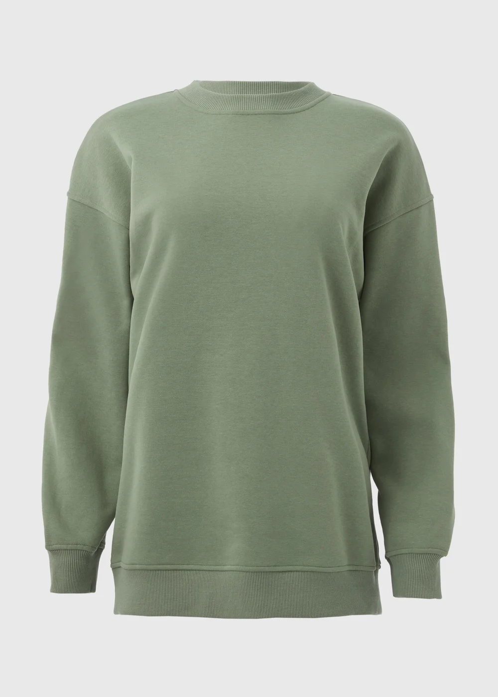 Khaki Longline Sweatshirt - S Image 5