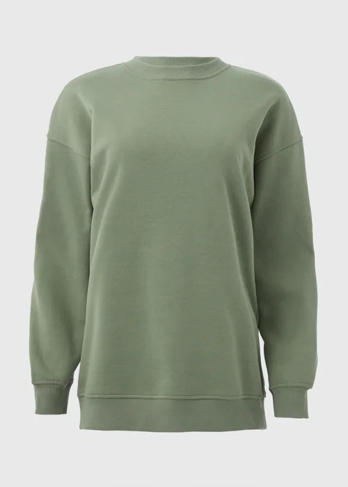 Khaki Longline Sweatshirt - S Image 5
