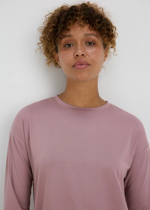 Souluxe Lilac Long Sleeve T-Shirt - S Image 3