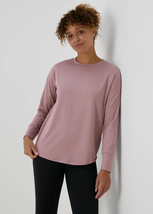Souluxe Lilac Long Sleeve T-Shirt - S Image 1
