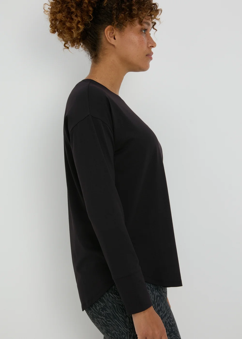 Souluxe Black Long Sleeve T-Shirt - S Image 3
