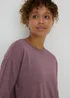 Souluxe Burgundy Long Sleeve T-Shirt - S Image 3