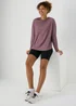 Souluxe Burgundy Long Sleeve T-Shirt - S Image 4