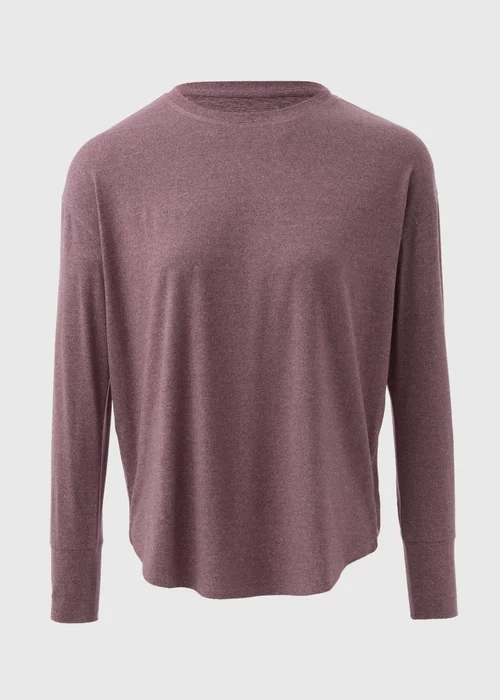 Souluxe Burgundy Long Sleeve T-Shirt - S Image 5