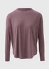 Souluxe Burgundy Long Sleeve T-Shirt - S Image 5