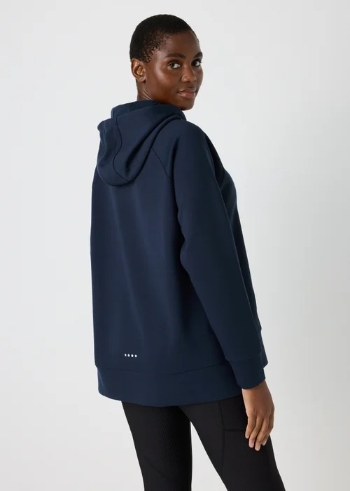 Souluxe Navy Longline Hoodie - S Image 2