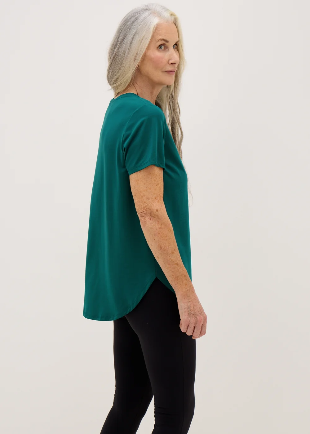 Souluxe Turquoise Longline T-Shirt - S Image 3