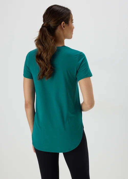 Souluxe Turquoise Longline T-Shirt - S Image 6