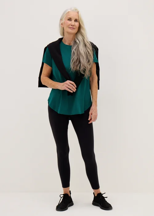 Souluxe Turquoise Longline T-Shirt - S Image 2