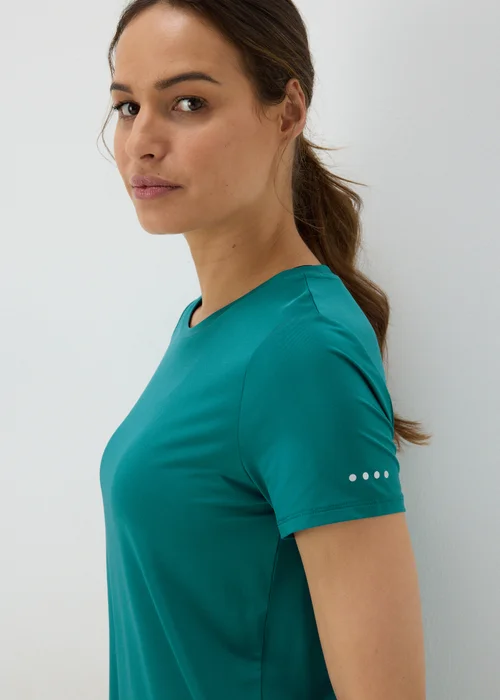 Souluxe Turquoise Longline T-Shirt - S Image 7