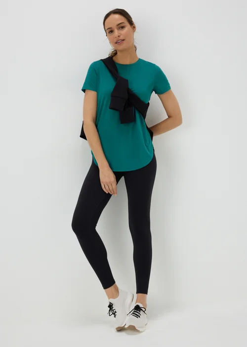 Souluxe Turquoise Longline T-Shirt - S Image 5