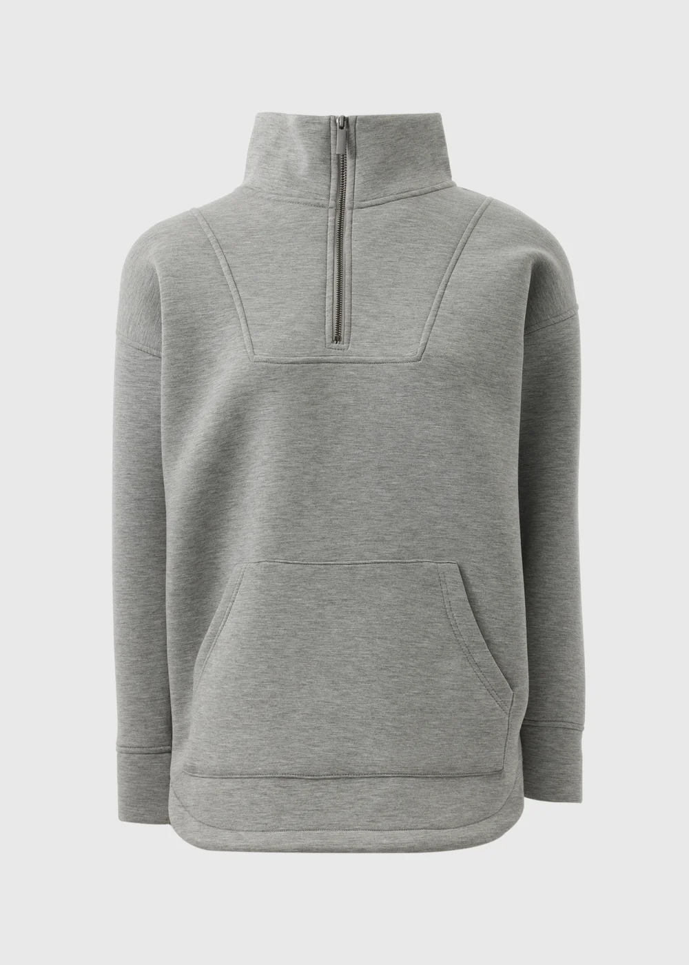 Souluxe Grey Zip Up Sweatshirt - S Image 1
