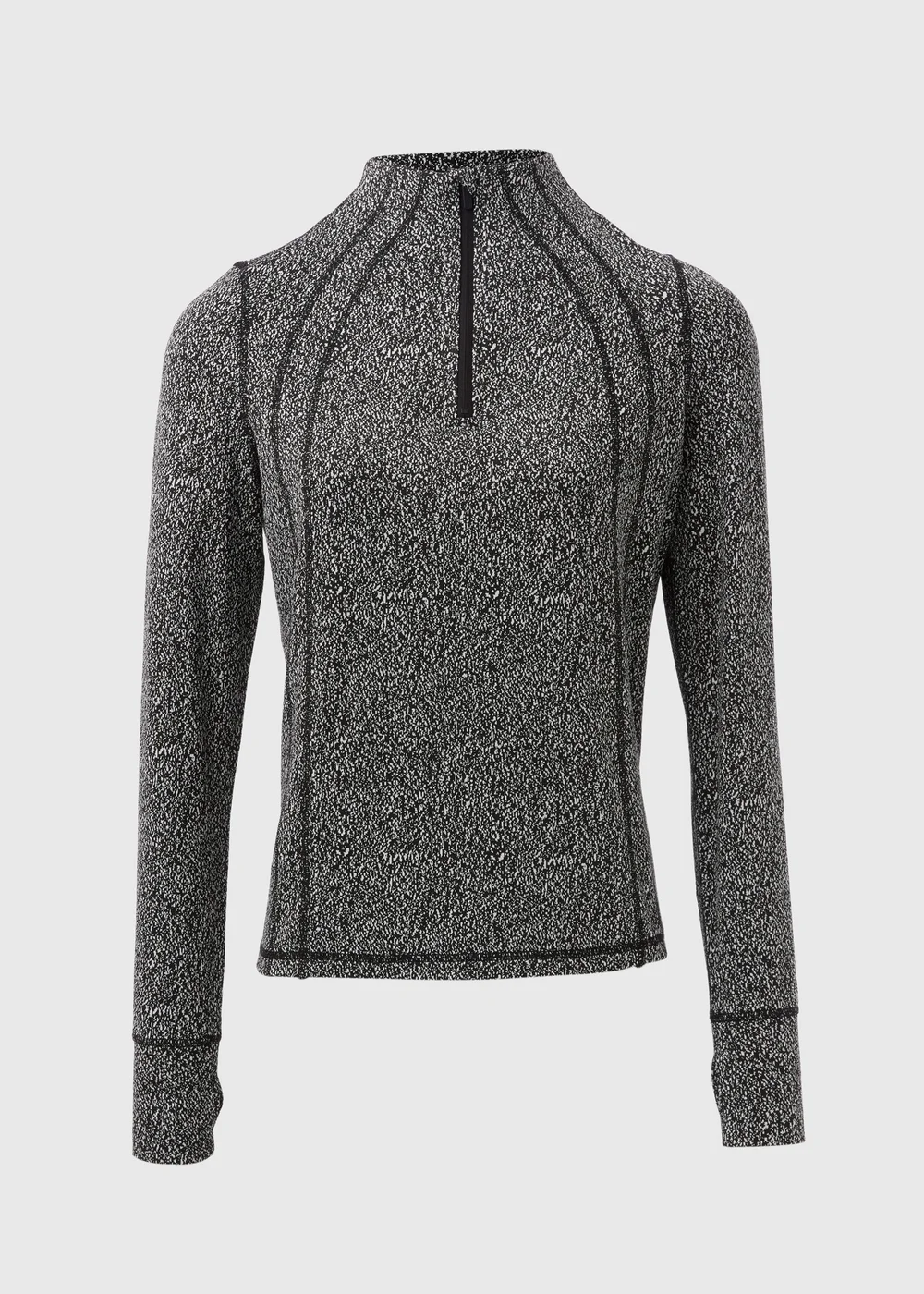 Souluxe Black Half Zip Top - S Image 5