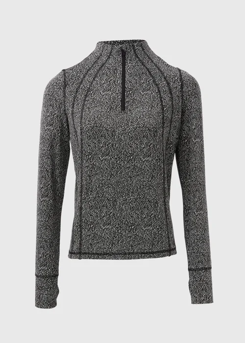 Souluxe Black Half Zip Top - S Image 5