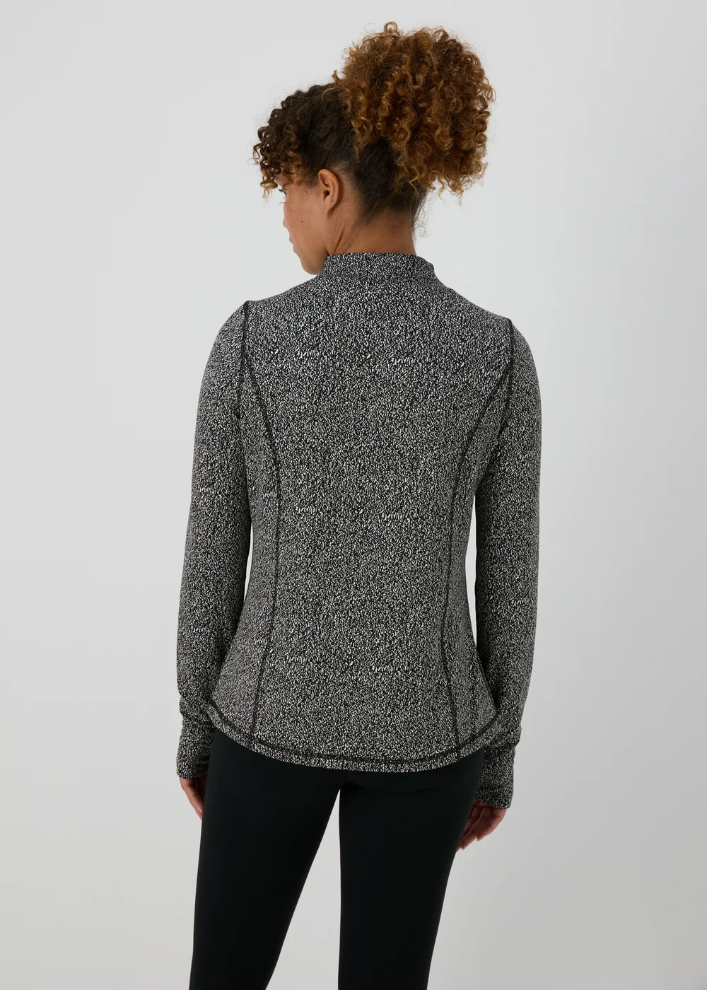 Souluxe Black Half Zip Top - S Image 2