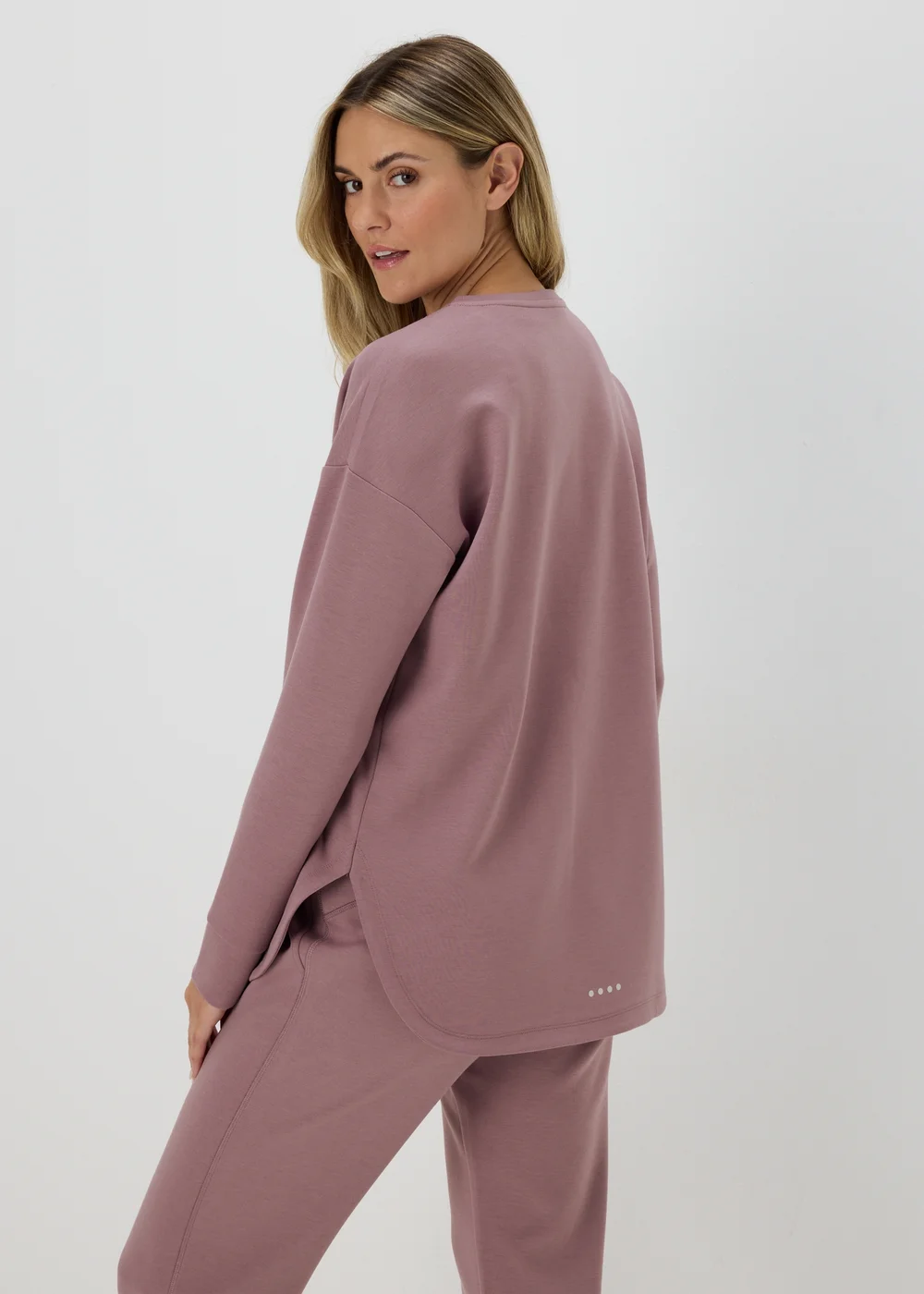 Souluxe Purple Slogan Sweatshirt - S Image 2