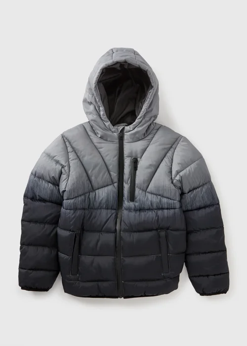 Boys Grey Ombre Padded Jacket (7-15yrs) - 7 Yrs Image 1