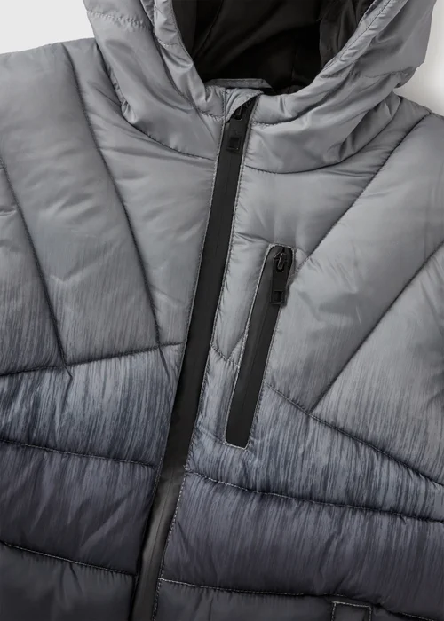 Boys Grey Ombre Padded Jacket (7-15yrs) - 7 Yrs Image 2