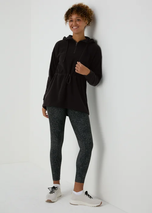 Souluxe Black Fleece Hoodie - S Image 4