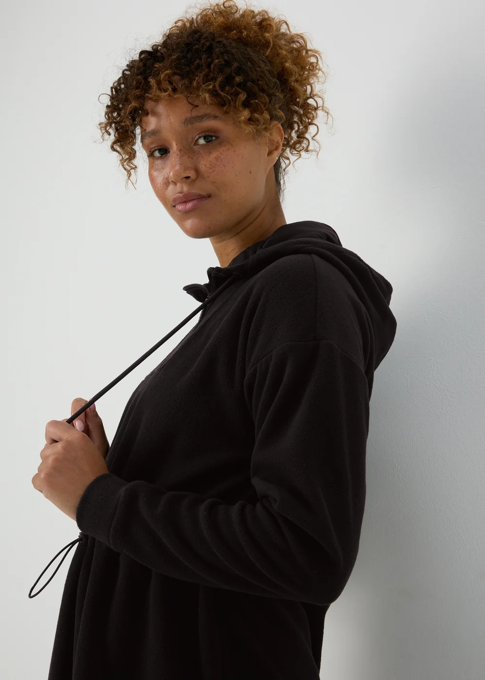Souluxe Black Fleece Hoodie - S Image 3