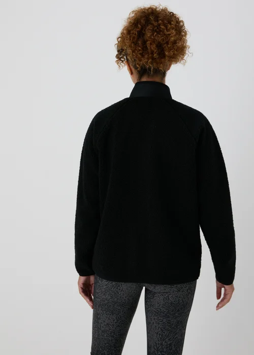 Souluxe Black Fleece Jacket - S Image 2