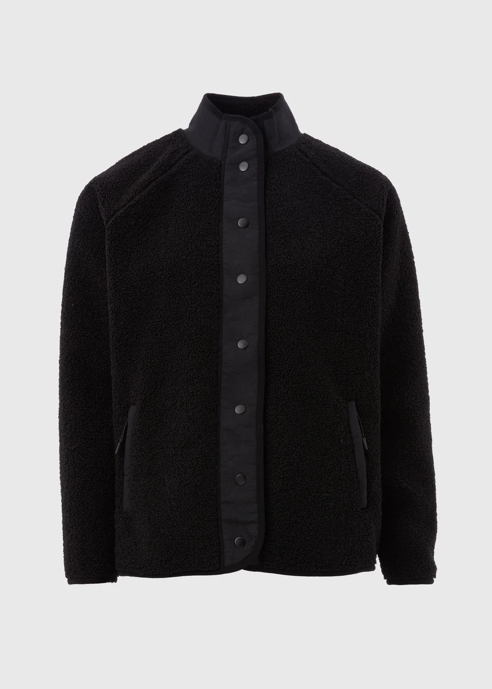 Souluxe Black Fleece Jacket - S Image 5
