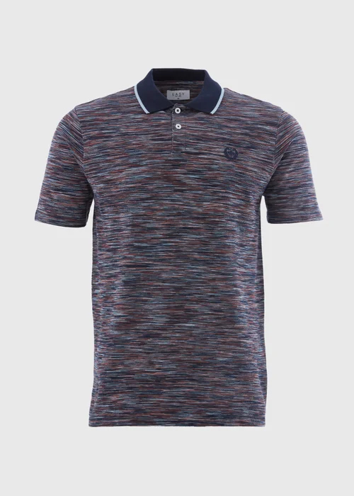 Multicolour Space Dye Polo Shirt - S Image 4