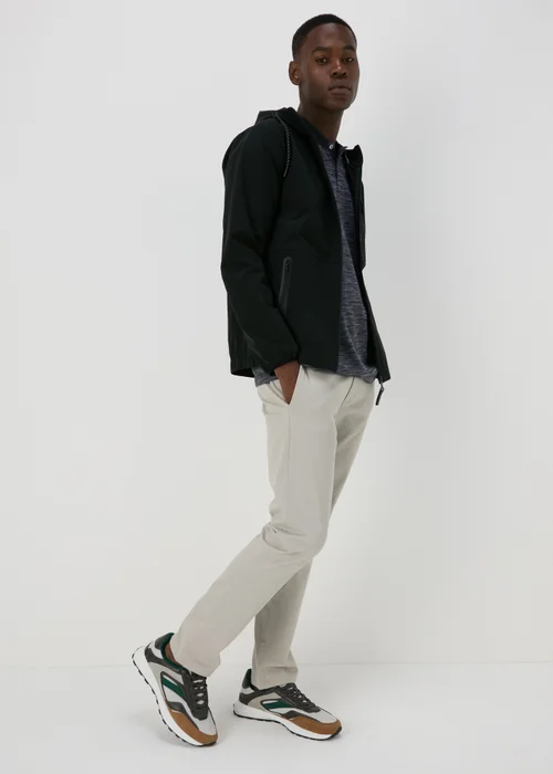 Black Space Dye Polo Shirt - S Image 4