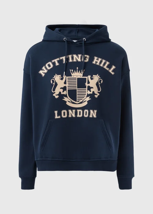 Navy Notting Hill Hoodie - S Image 4