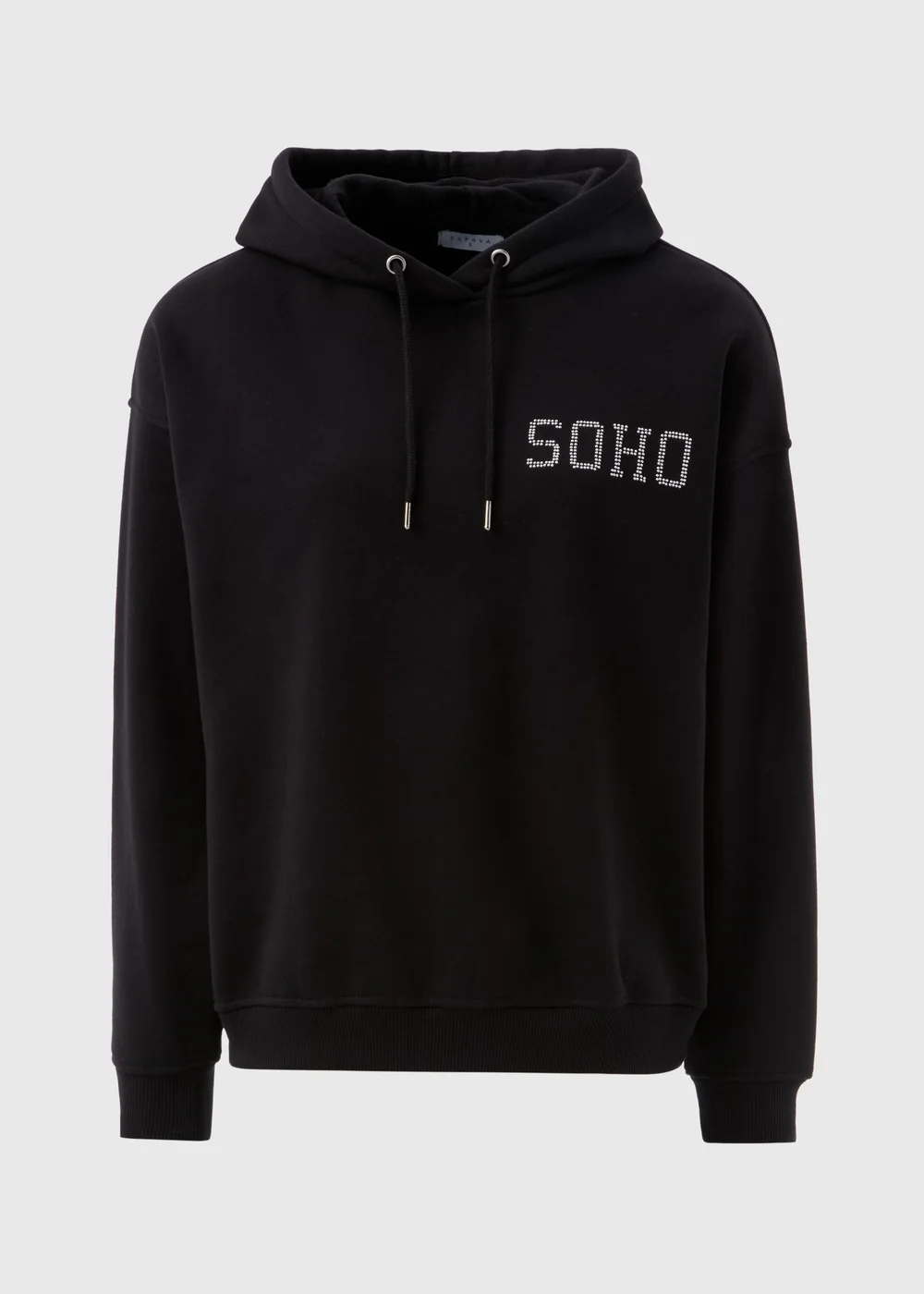 Black Sequin Soho Hoodie - S Image 4
