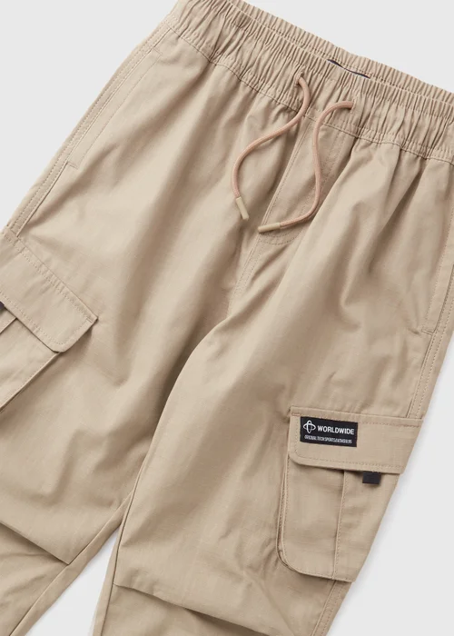 Boys Stone Ripstop Cargo Trousers (7-15yrs) - 8 Yrs Image 2