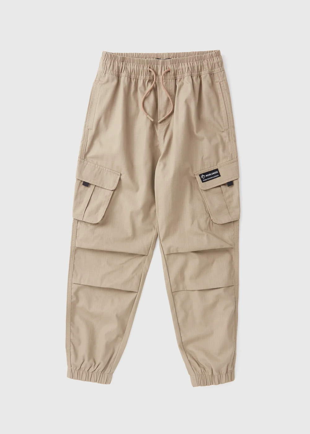 Boys Stone Ripstop Cargo Trousers (7-15yrs) - 8 Yrs Image 1