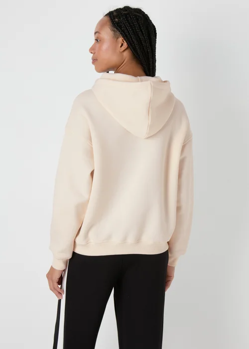 Cream Sequin LA Hoodie - S Image 2
