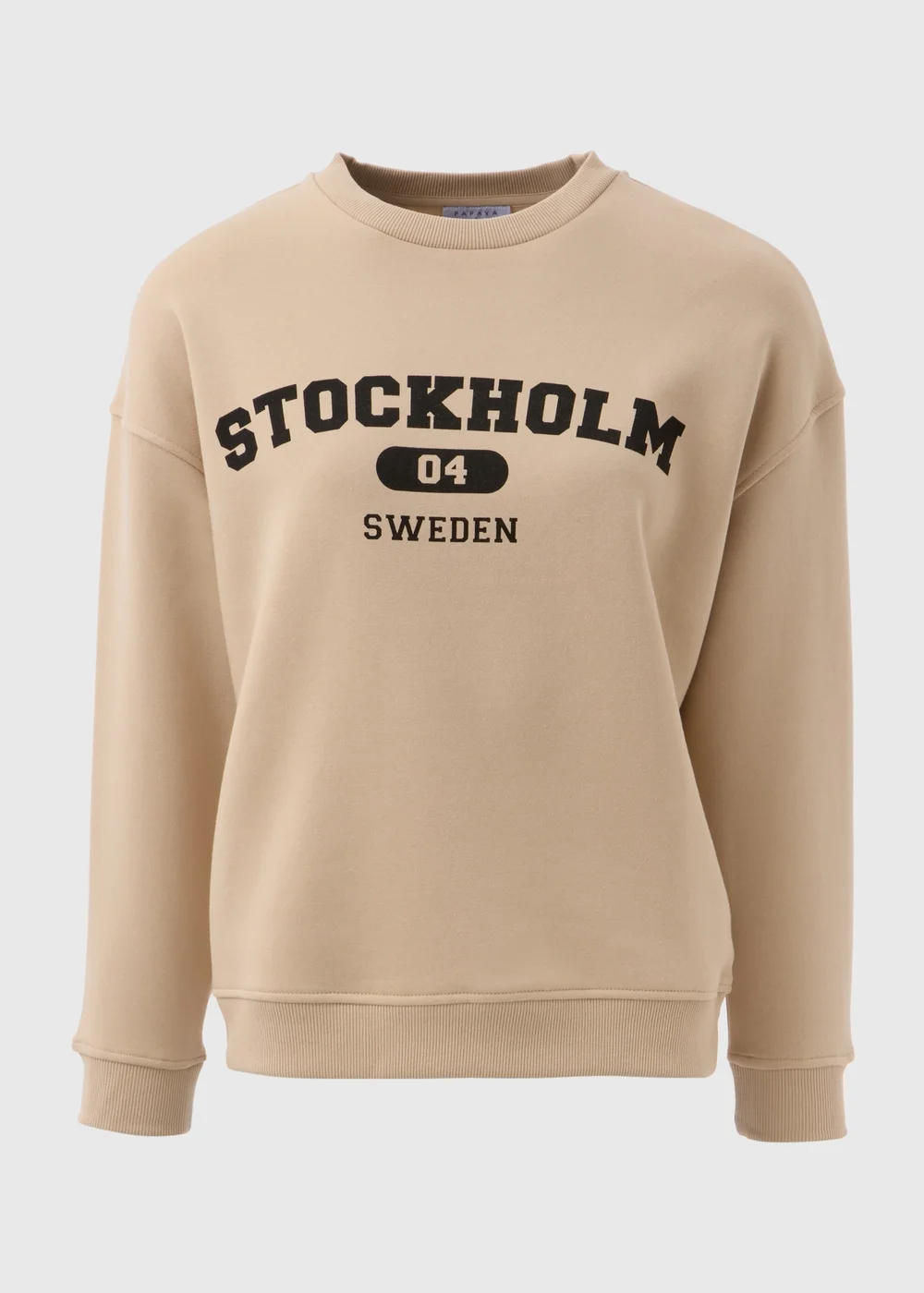 Beige Stockholm Sweatshirt - Small Image 4