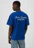 Cobalt Blue Graphic T-Shirt - S Image 2