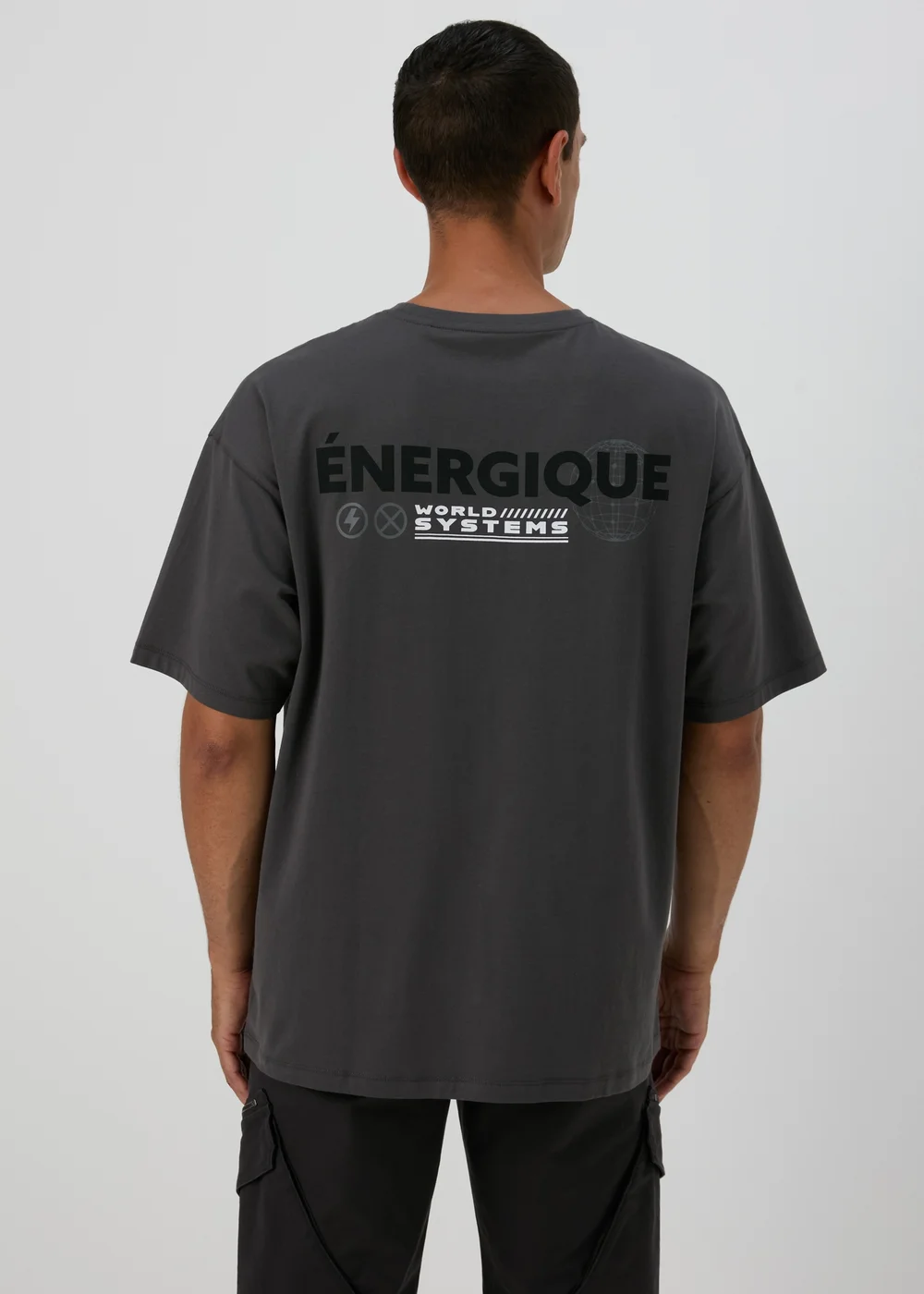 Charcoal Energique T-Shirt - S Image 2