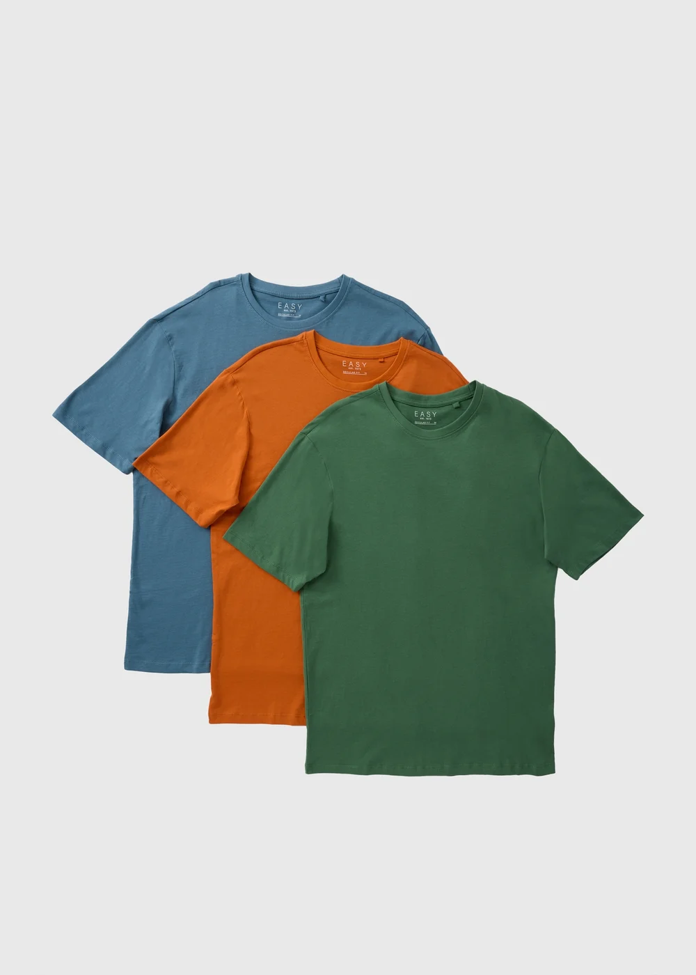 3 Pack Multicolour Essential T-Shirts - S Image 1