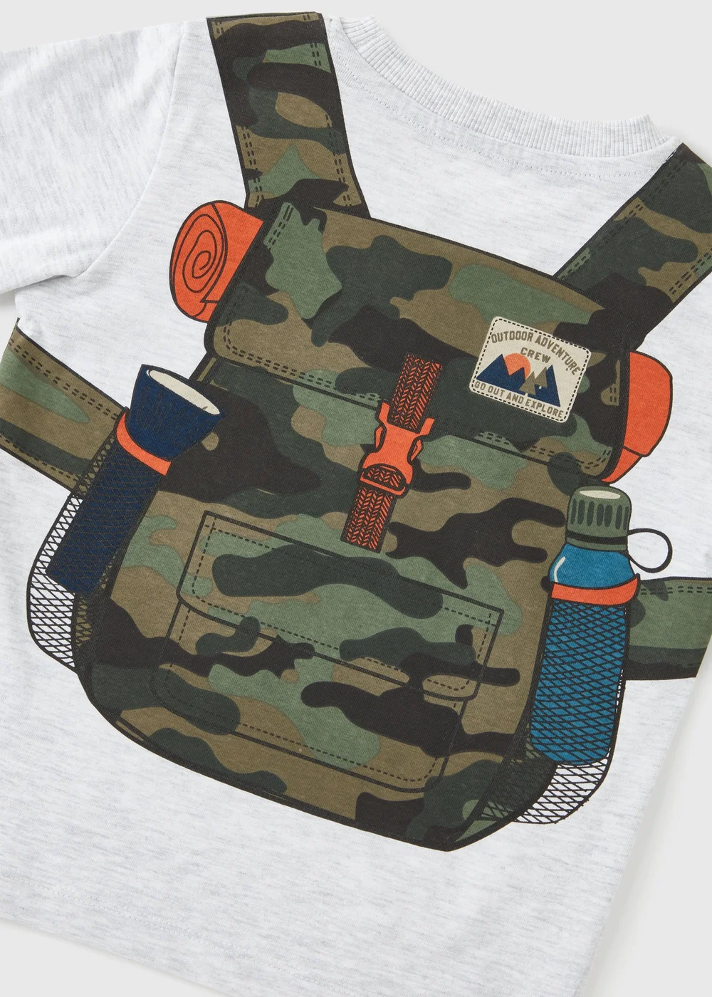 Boys Grey Backpack T-Shirt (1-7yrs) - 1-1.5 Yrs Image 2