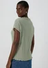Green Textured T-Shirt - Size 8 Image 2
