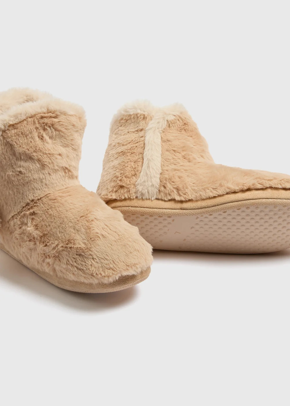 Mink Fur Slipper Boots - Small Image 2