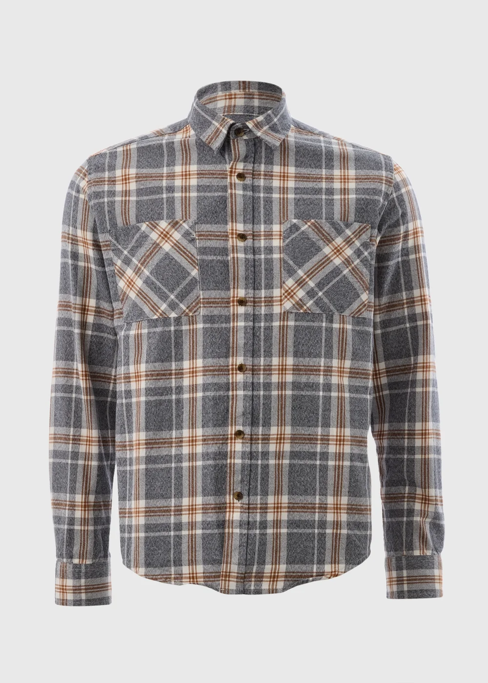 Grey Grindle Check Shirt - S Image 4