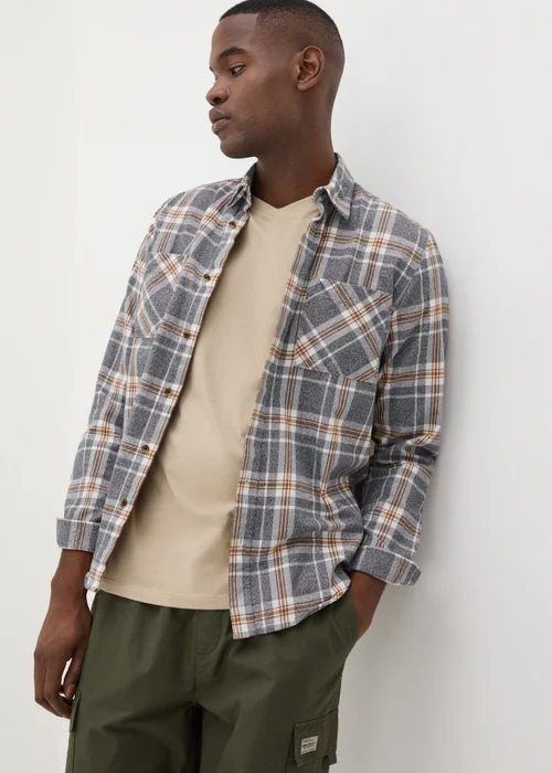 Grey Grindle Check Shirt - S Image 1