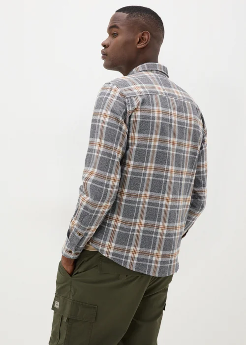 Grey Grindle Check Shirt - S Image 3