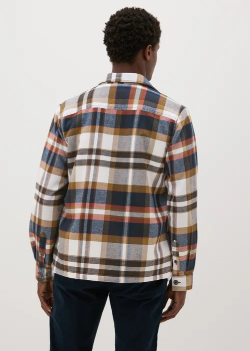 Multicolour Check Borg Lined Shacket - S Image 2