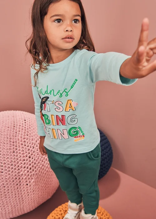 NSPCC Bing Kids Blue Long Sleeve T-Shirt (1-5yrs) - 1 to 1 half years Image 3