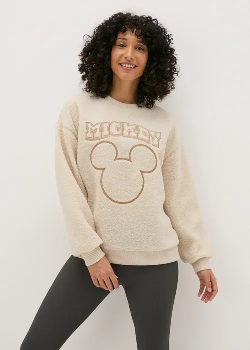 White Borg Mickey Sweatshirt - S Image 1
