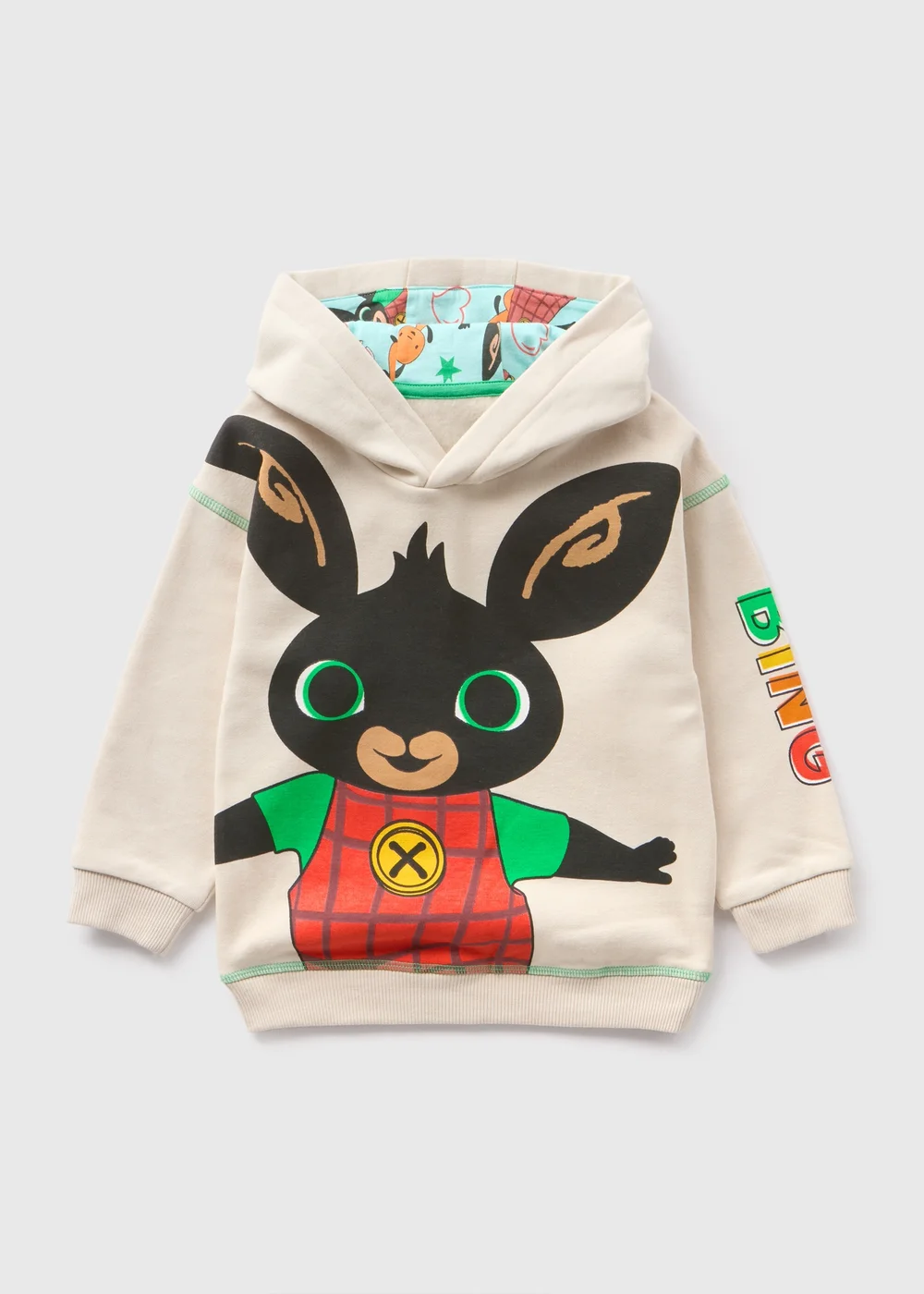 NSPCC Bing Kids Oatmeal Hoodie (1-5yrs) - 1-1.5 Yrs Image 1