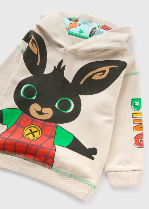 NSPCC Bing Kids Oatmeal Hoodie (1-5yrs) - 1-1.5 Yrs Image 2